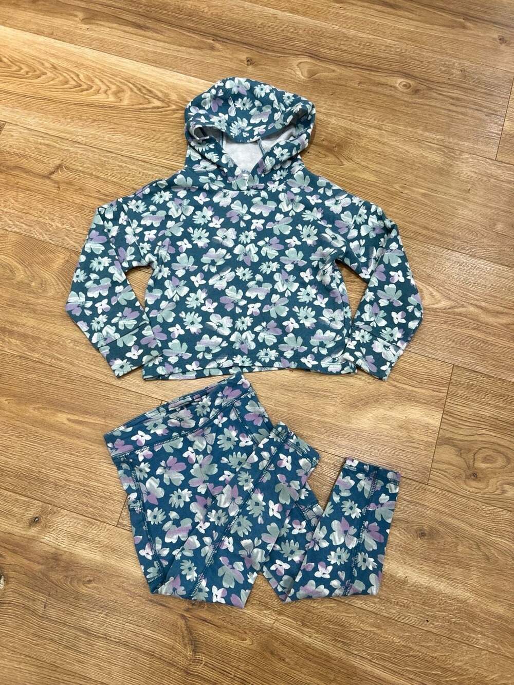 Carter's Floral Print Hoodie and Leggings Set size 5 5A